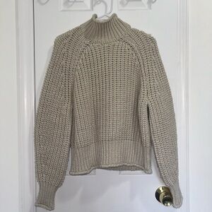 H&M cable knit turtleneck sweater